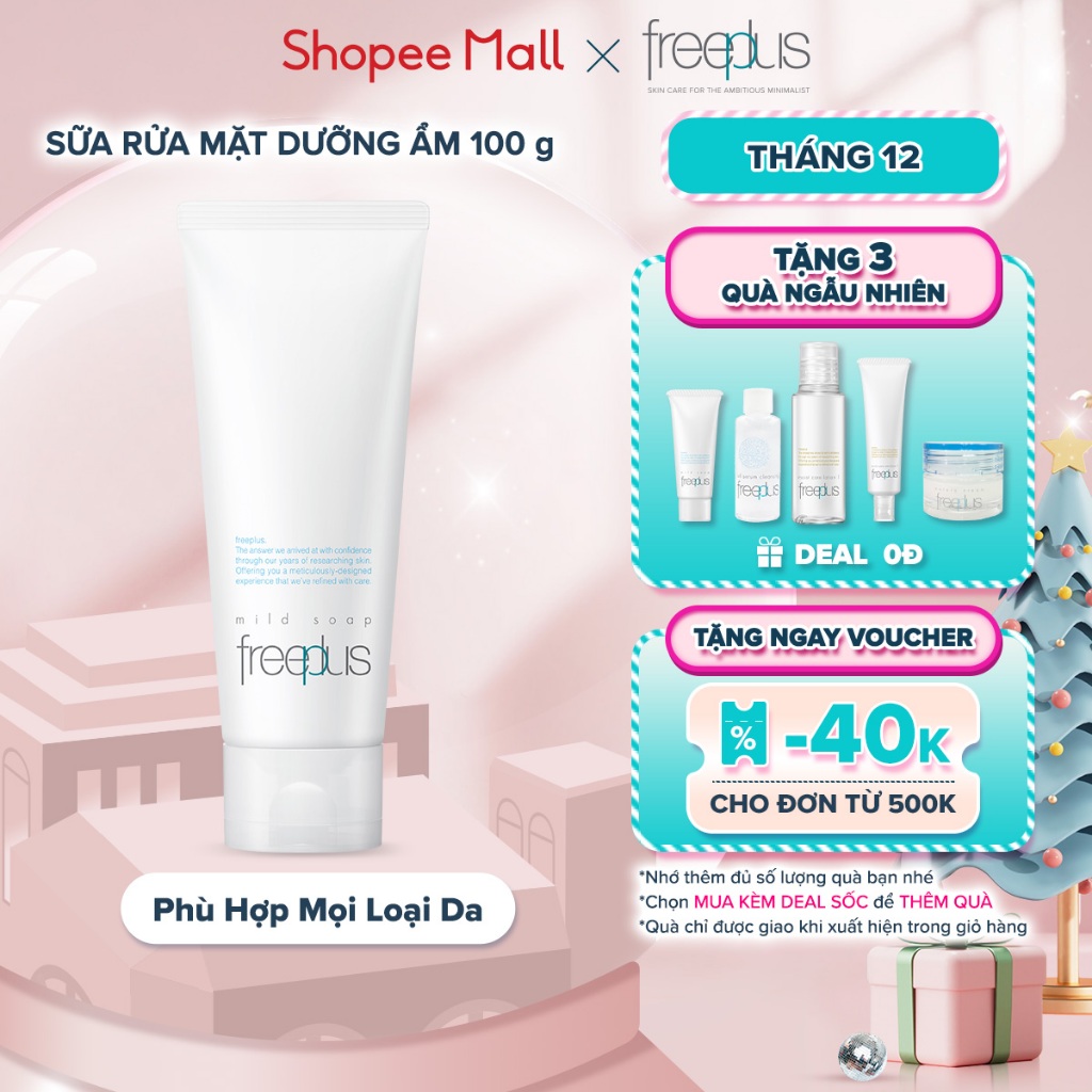Sữa Rửa Mặt Dưỡng Ẩm Freeplus 100g