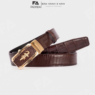 Thắt lưng cá sấu FADODA SP-FCB02BN dây ghép bản rộng 3.5 cm