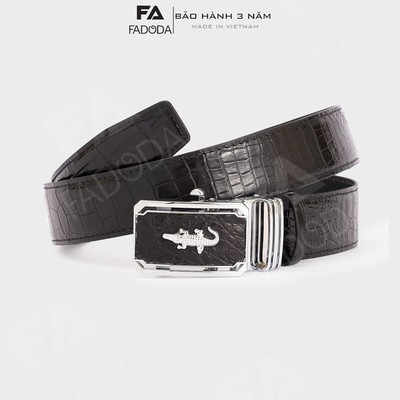 Thắt lưng da cá sấu FA DO DA SP-FCB04BD dây ghép bản rộng 4.0 cm