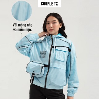 Áo Khoác Dù Nữ COUPLE TX Phát Quang WOP 2031