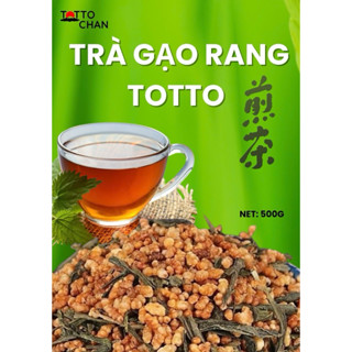Trà gạo rang Totto gói 500gr với gạo rang công nghệ Đài Loan cực thơm ngon phù hợp pha trà sữa gạo rang