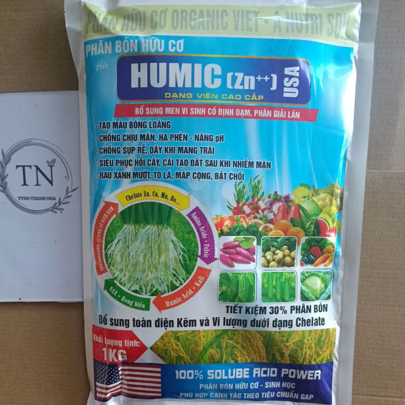 PB Hữu Cơ Humic Dạng Viên 1kg Việt Á