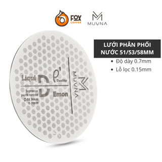 Lưới Lọc Phân Phối Nước Pha Cà Phê Espresso Siêu Mỏng 0.7mm Size 51/53/58mm MUVNA | Espresso Puck Screen