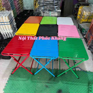 Bàn sắt lá cafe gấp gọn .Bàn Chữ Nhật Xếp Gấp Gọn Cafe, Câu Cá, Du lịch Dã Ngoại Giá Sỉ