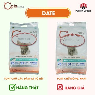 [Túi 5kg] Thức ăn hạt khô Catsrang cho mèo mọi lứa tuổi
