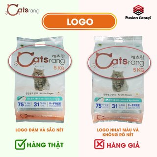 [Túi 5kg] Thức ăn hạt khô Catsrang cho mèo mọi lứa tuổi