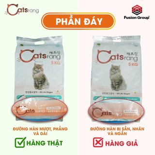 [Túi 5kg] Thức ăn hạt khô Catsrang cho mèo mọi lứa tuổi