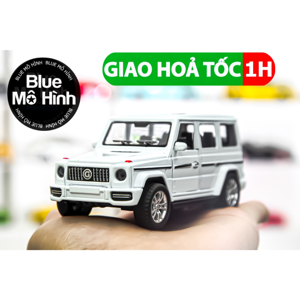 Mô hình xe Mercedes G63 AMG 1:36 Trắng bằng kim loại