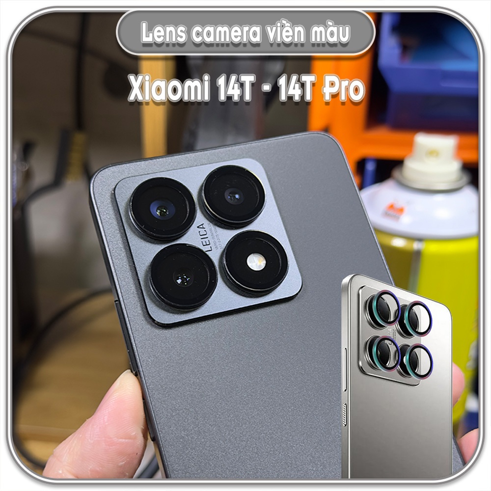 Dán lens bảo vệ camera cho Xiaomi 14T - 14T Pro