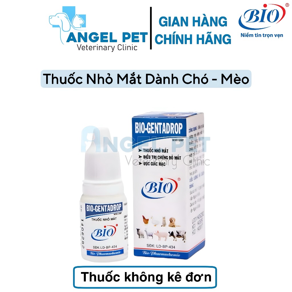 Bio Gentadrop - Nhỏ Mắt Dành Cho Chó Mèo