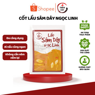 Cốt Lẩu Sâm Dây Ngọc Linh Thích Cay Hàm Lượng Dinh Dưỡng Cao Gói 100g Tiện Lợi Gia Vị Lẩu Bổ Dưỡng