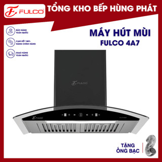 MÁY HÚT MÙI KÍNH CONG MÀU ĐEN CAO CẤP FULCO FC-JP1004A7 - Cảm Ứng Cảm Biễn Vẫy Tay