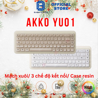 Bàn phím AKKO YU01 Antique Jade (RGB / Hotswap / Piano Pro SW/ Multi-mode)