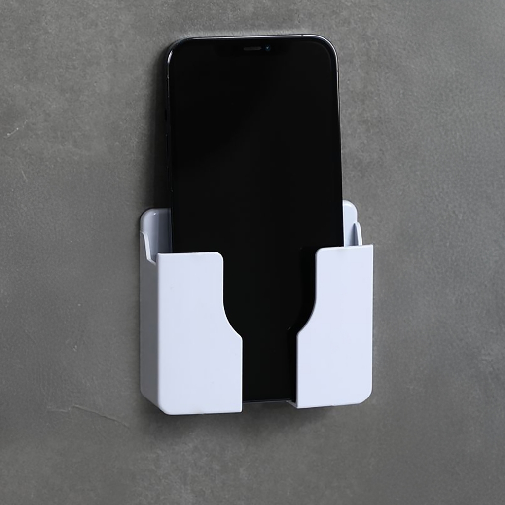 Kệ Để Điện Thoại, Treo Đựng Điều Khiển Dán Tường Living C, Giá sạc điện thoại dán tường siêu chắc