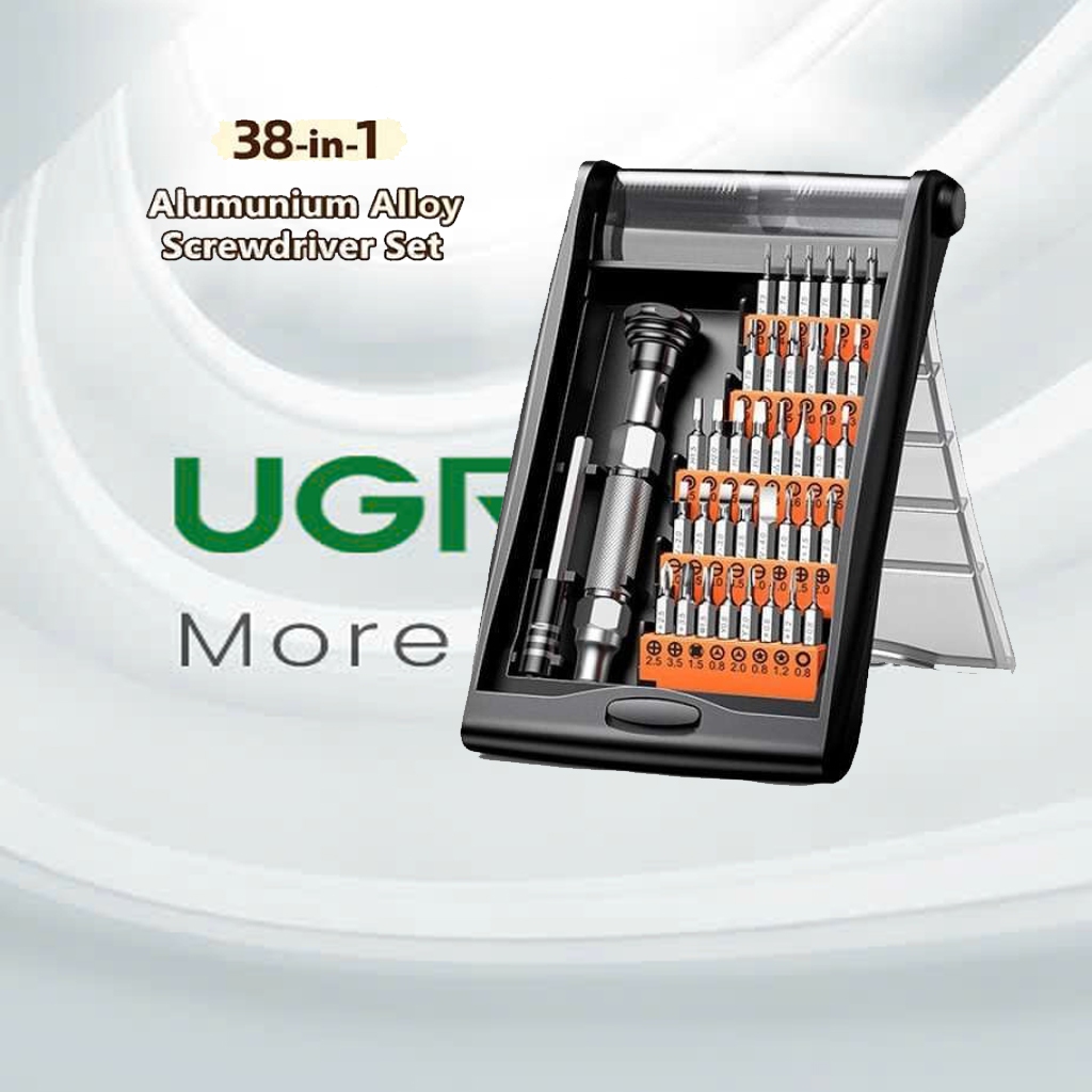 Bộ tuốc nơ vít Ugreen CM372 chất liệu hợp kim nhôm 38 in 1 đa chức năng
