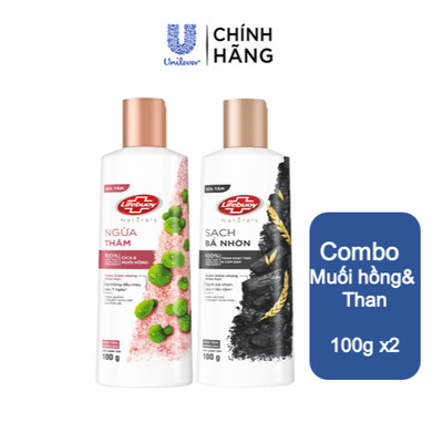 [HB Gift - PC] Combo 2 chai Sữa tắm Lifebuoy Chăm Sóc Chuyên Sâu, giúp detox sạch sâu và giảm mụn trên da 100g