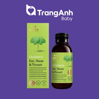 Siro Harker Herbals xanh lá tai mũi họng cho bé