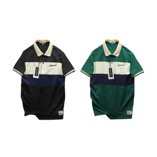 Áo polo nam, áo thun có cổ ngắn tay thiết kế đẹp form suông màu đen, xanh rêu RIOOSHOP RSP028 có size lớn, big size
