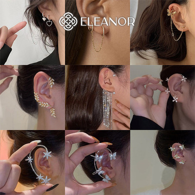 Bông tai nữ gắn vành Eleanor Accessories phụ kiện trang sức khuyên tai không cần bấm lỗ 9264