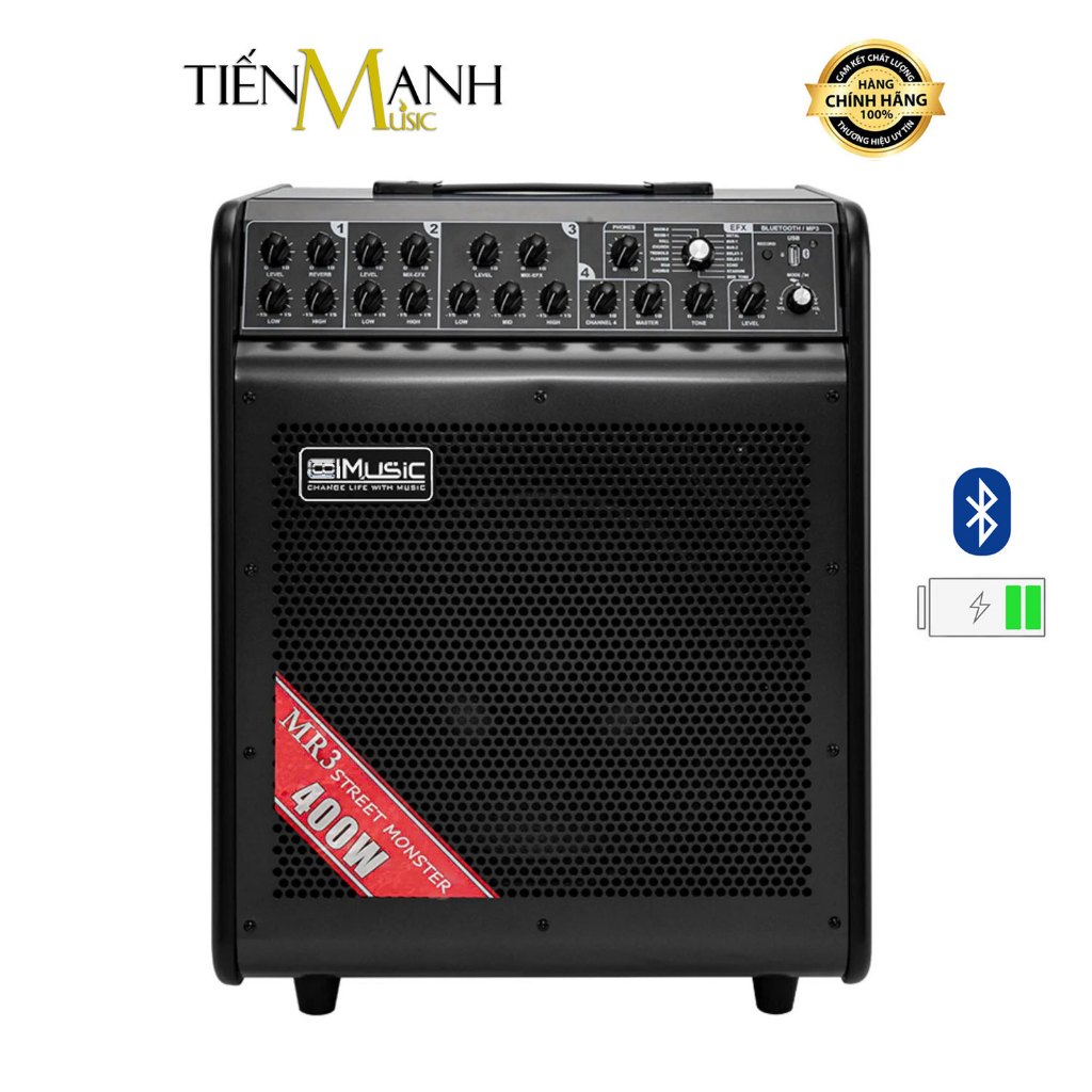 [Chính Hãng] Amply Guitar Coolmusic MR3 - Loa Ampli Cool Music MR-3 Street Monster Amplifier