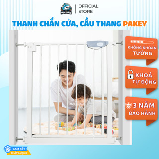 Thanh Chắn Cửa, Thanh Chắn Cầu Thang Pakey loại to dày nặng, cao 79cm bảo vệ bé an toàn