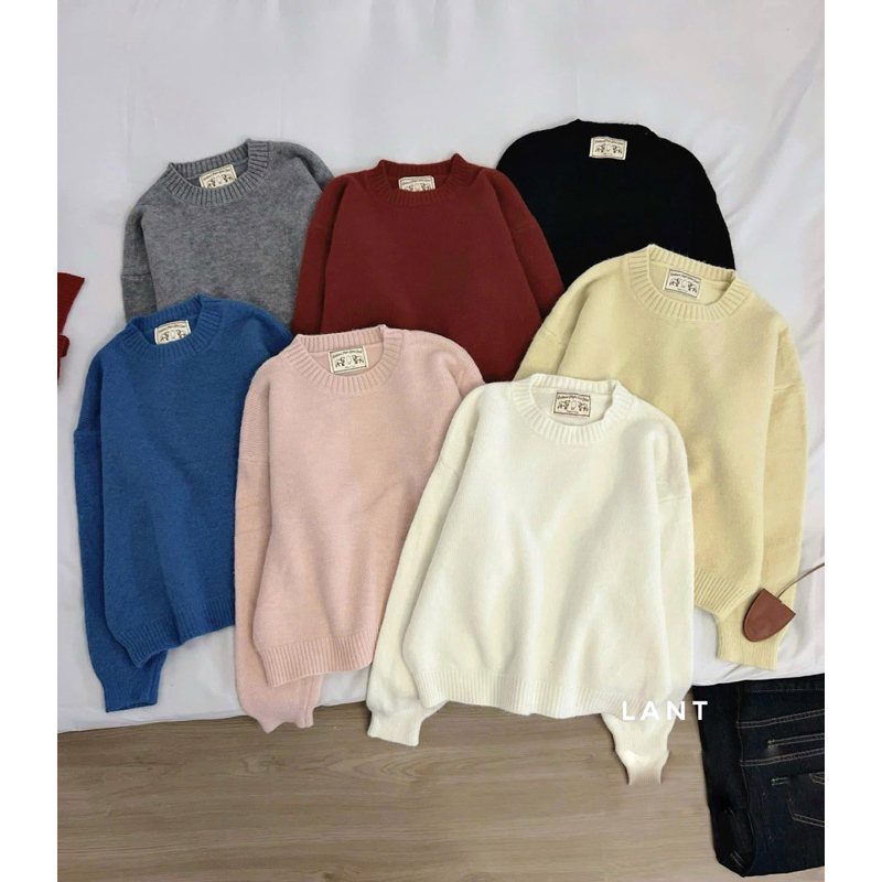 (Lant.clothing)áo len tag hàn xinh