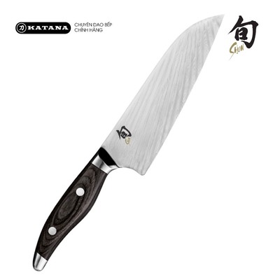 Dao bếp Nhật cao cấp KAI Shun Nagare Santoku - Dao thái 3 trong 1 NDC0702 (180mm)