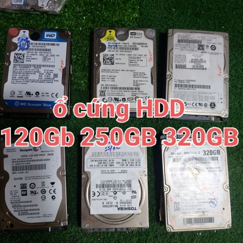 Ổ cứng HDD 2.5" 120GB 250GB 320GB