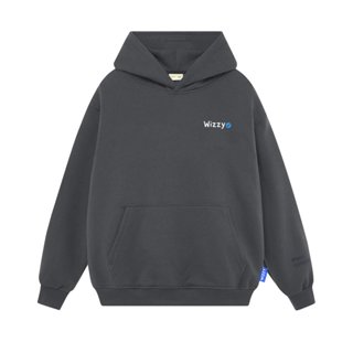 Áo hoodie nỉ dày unisex Wizzy local brand, Áo nỉ nam/nữ có mũ dài tay - tích xanh