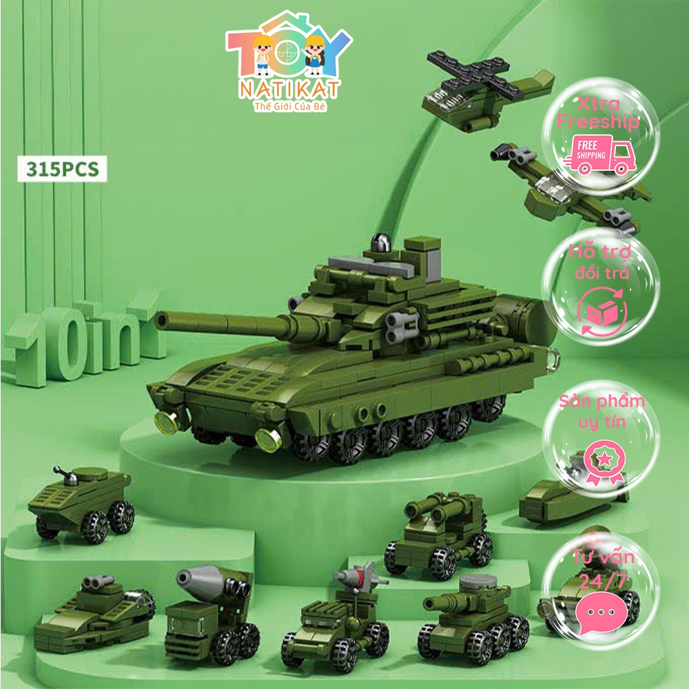 Combo bộ lego 10&1