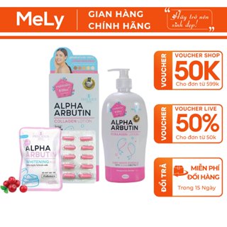 Vỉ 10 Viên Bột Kích Trắng Và Dưỡng Trắng Da Alpha Arbutin Whitening Plus Precious Skin