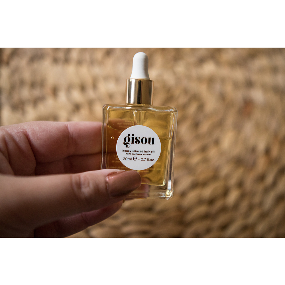 ( gisou ) dầu dưỡng tóc Honey Infused Hair Oil 20ml unbox