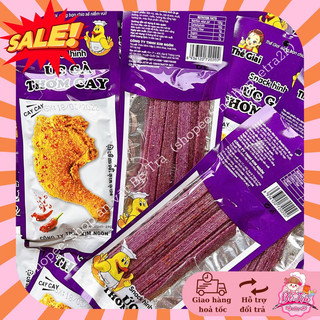 (Combo 10 gói) Snack ức gà thơm cay, đồ ăn vặt
