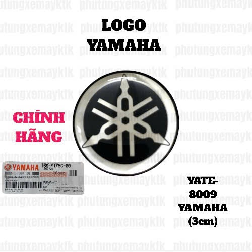 [Chính hãng Yamaha]YATE-8009-LOGO YAMAHA(D=3cm]