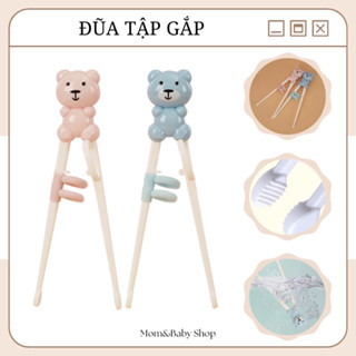 Đũa tập gắp gấu/ hổ cho bé ăn dặm