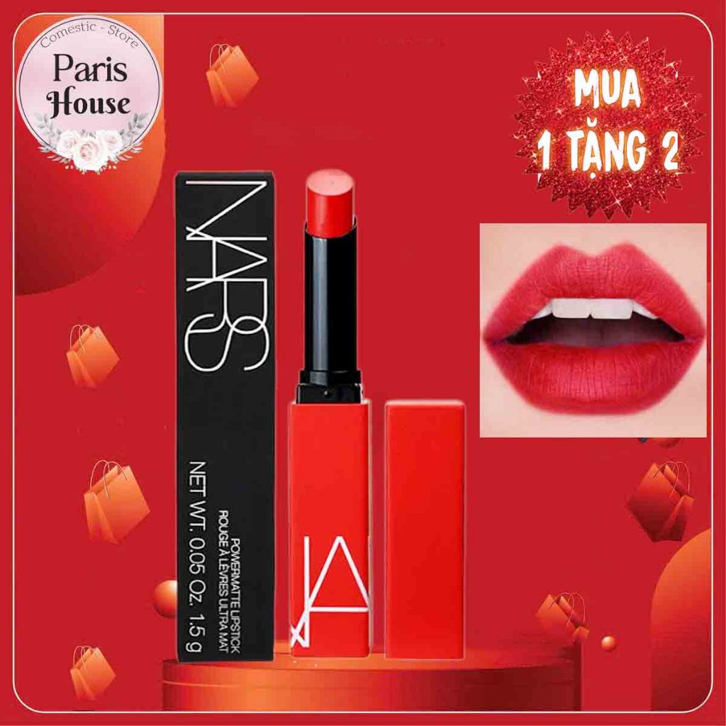 [Fullsize] Son Thỏi Nars Powermatte Lipstick