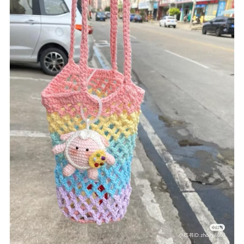 Túi Đựng Bình Giữ Nhiệt Bằng Len / Túi Dựng Ly Giữ Nhiệt Handmade
