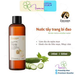  Nước Tẩy Trang Cocoon Winter Melon Bí Đao Làm Sạch Da Và Giảm Dầu 500ml 