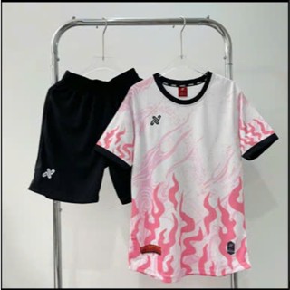 Bộ quần áo bóng đá a.mac hồng in tên số theo yêu cầu-Áo bóng đá,đồ đá banh chất liệu thun, mè