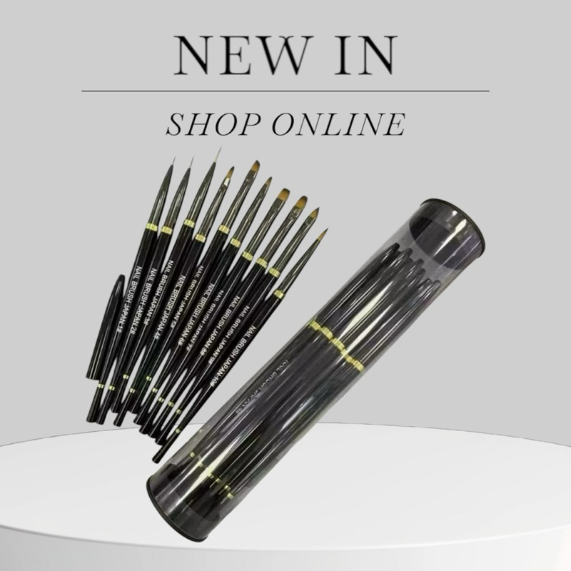 Set 10 cây cọ B281 Lawei cao cấp Cheap Nail, bộ 10 cọ cao cấp làm móng làm nail - Minh Ngọc Nail