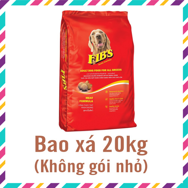 [DATE 2026-BAO XÁ 20KG] Thanh lý FIB'S XÁ 20KG - Thức ăn cho chó rẻ vô địch