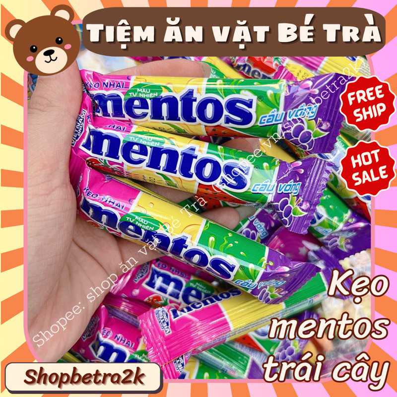 Kẹo mentos vị trái cây (thỏi 5viên)