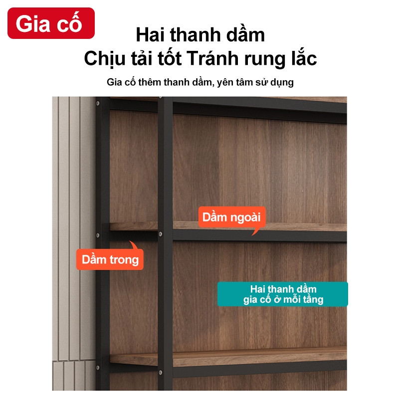 HEINO Kệ Đựng Đồ Khung Sắt Mặt Gỗ Cao Cấp Hàng Xuất Cứng Cáp Chịu Lực Tốt Trưng Đồ Mỹ Phẩm, Giày Dép, Túi Xách, Phụ Kiện | BigBuy360 - bigbuy360.vn