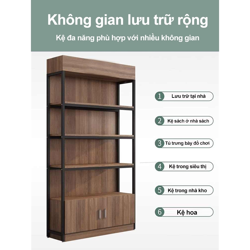 HEINO Kệ Đựng Đồ Khung Sắt Mặt Gỗ Cao Cấp Hàng Xuất Cứng Cáp Chịu Lực Tốt Trưng Đồ Mỹ Phẩm, Giày Dép, Túi Xách, Phụ Kiện | BigBuy360 - bigbuy360.vn