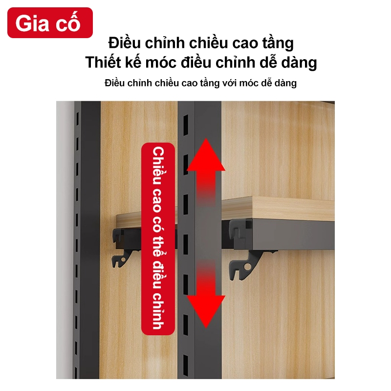 HEINO Kệ Đựng Đồ Khung Sắt Mặt Gỗ Cao Cấp Hàng Xuất Cứng Cáp Chịu Lực Tốt Trưng Đồ Mỹ Phẩm, Giày Dép, Túi Xách, Phụ Kiện | BigBuy360 - bigbuy360.vn
