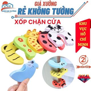 Mút Xốp Gắn Cửa Chống Kẹp Tay Hình Thú Xốp Chặn Cửa Chống Va Đập, Tránh Kẹt Tay Cho Trẻ Nhỏ #