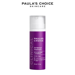 Tinh chất làm mờ nám và nếp nhăn Paula's Choice Clinical 1% Retinol Treatment 30ml P8010