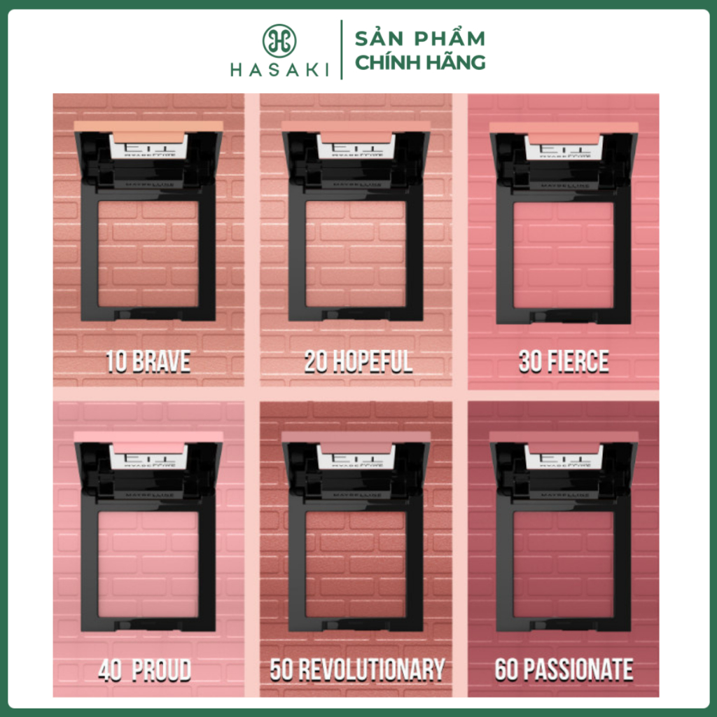 [DAILY] Phấn Má Hồng Maybelline Mịn Lì Chuẩn Màu 30 Fierce 4.5g Hasaki Sản Phẩm Chính Hãng