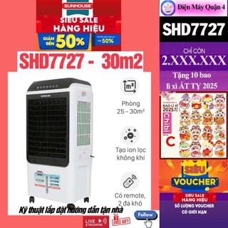 SHD7727 --  Quạt điều hòa Sunhouse SHD7727 - Hàng chính hãng, mới 100%