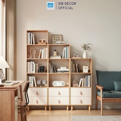 [Chỉ giao lắp tại TP.HCM] Set 3 Tủ Gỗ Varki 119cm, 151cm và 184cm SIB Decor KSG901